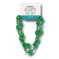 Kickoff Football Green Beaded Necklace C/1