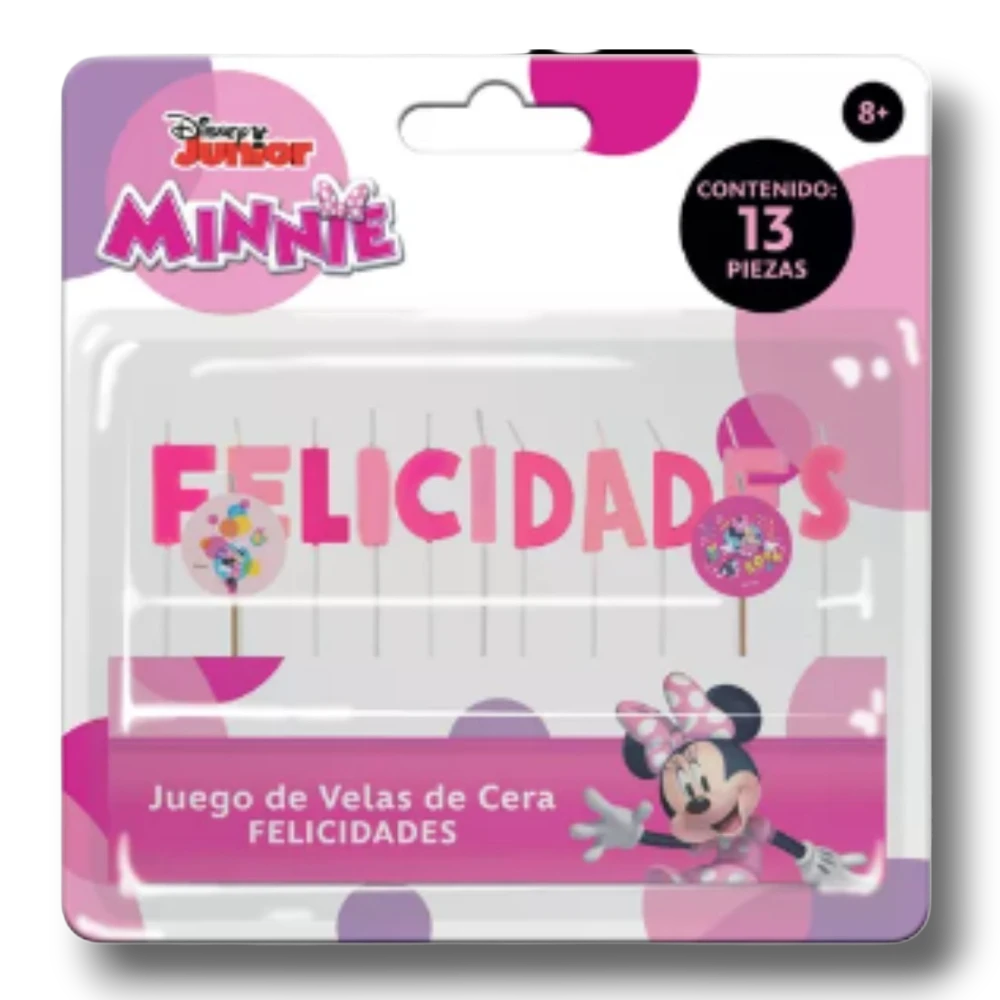 Congratulations Minnie Mouse Candle C/13