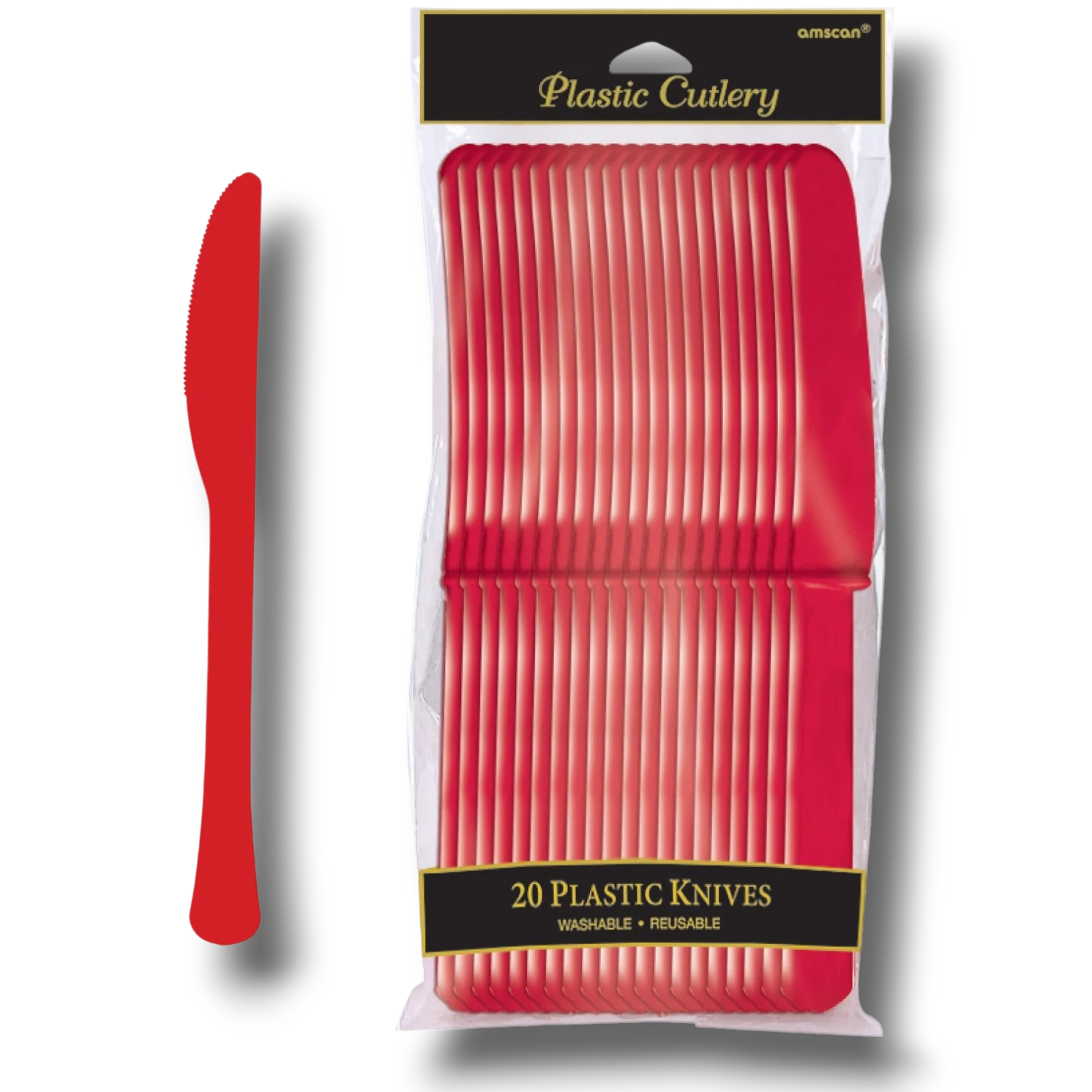 Cuchillo Rojo C/10