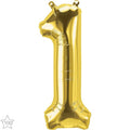 14" Balloon Number 1 Gold C/1