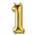 Globo 14" Numero 1 Oro C/1