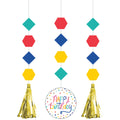 Hanging Cutouts Birthday Confetti C/3