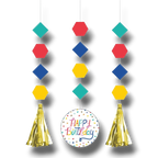 Hanging Cutouts Birthday Confetti C/3