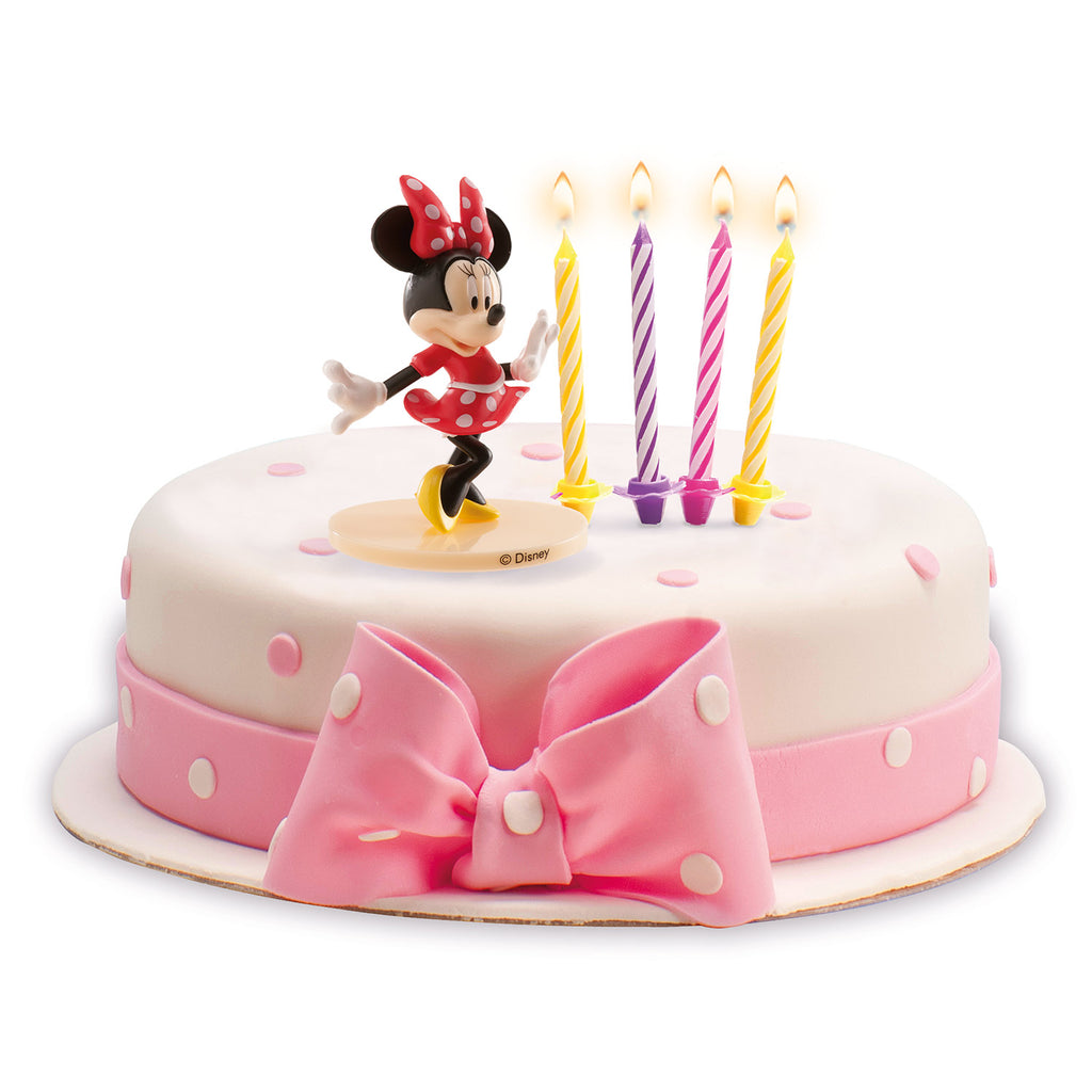 Kit Vela Figura Minnie Mouse C/10