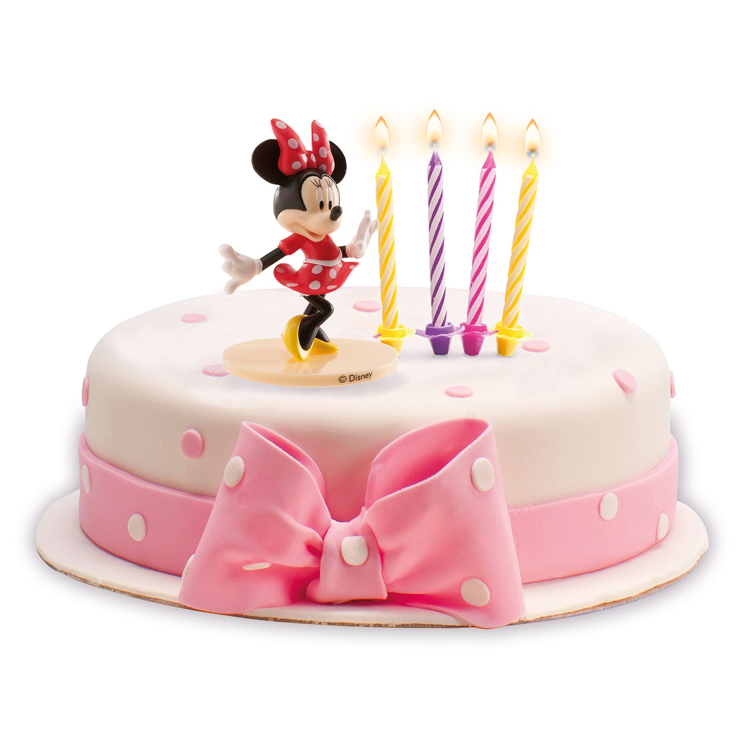 Kit Vela Figura Minnie Mouse C/10