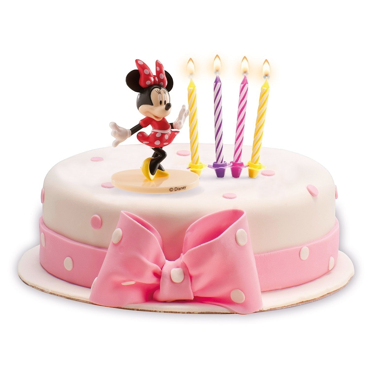 Minnie Mouse Figure Candle Kit C/10