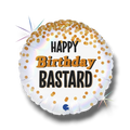 Globo 18" Happy Birthday Bastard C/1