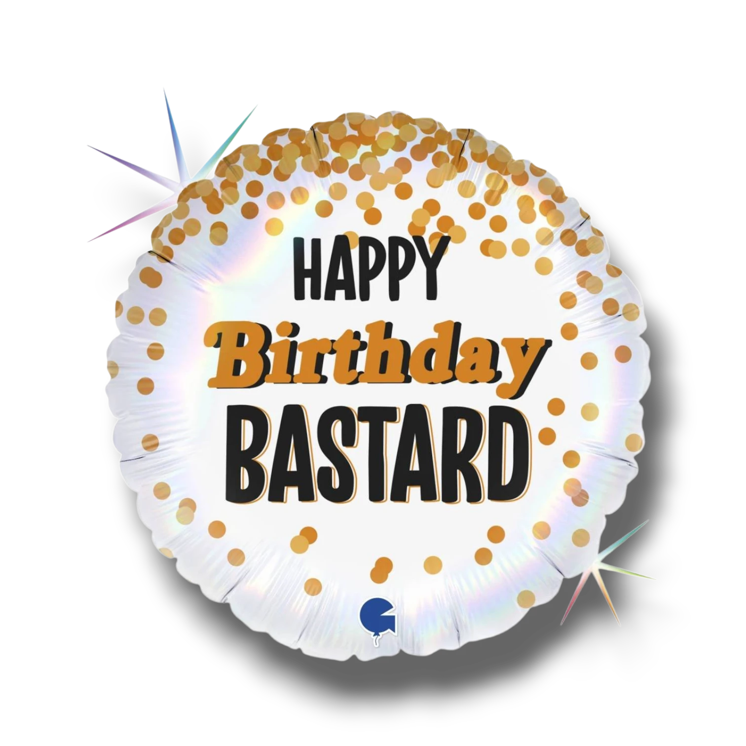 Globo 18" Happy Birthday Bastard C/1