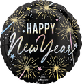 18" Happy New Year Balloon (1 per balloon)
