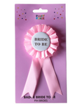 Bride To Be Badge Pink C/1
