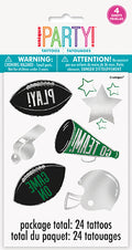 Kickoff Football Tattoos C/24