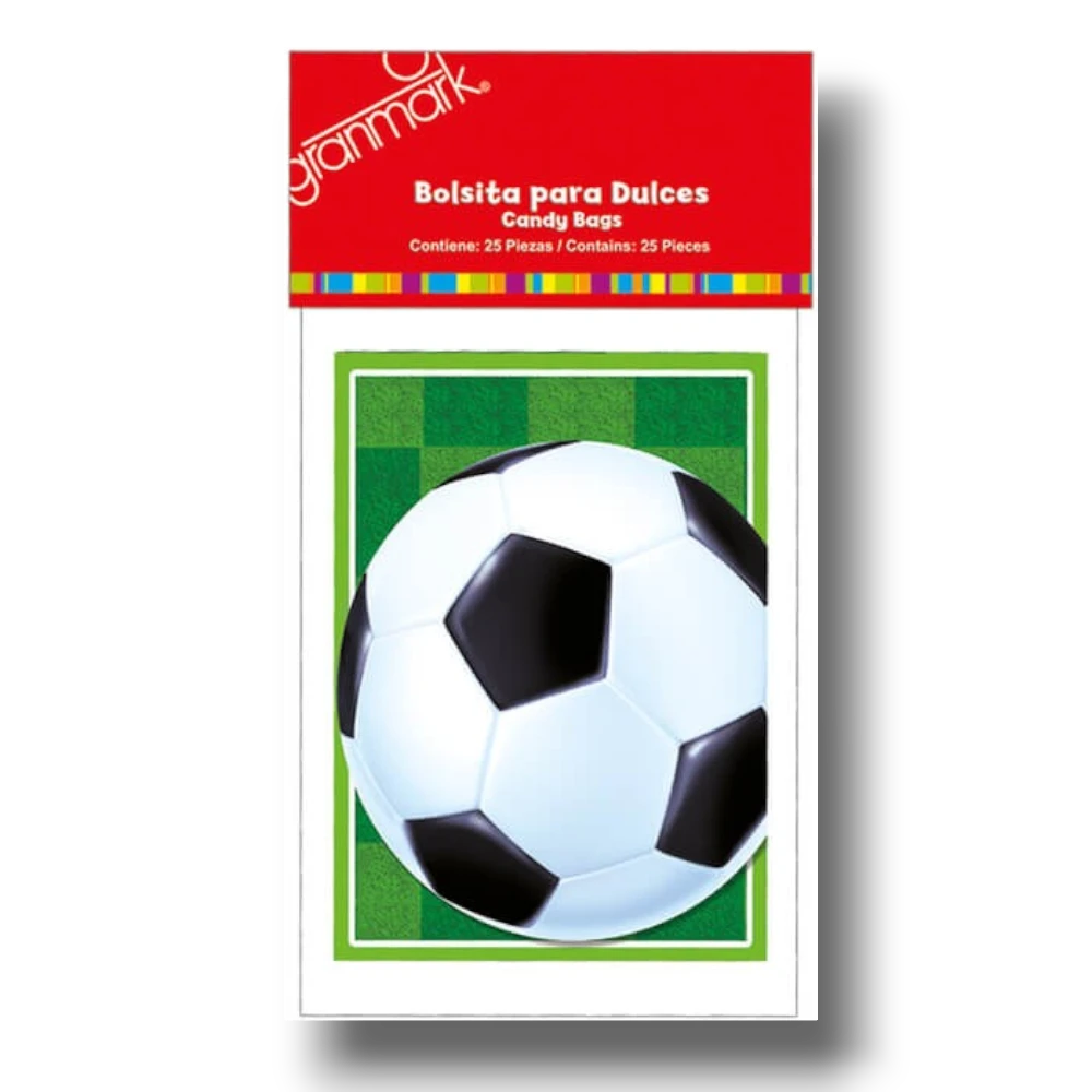 Soccer Candy Bag (25 count)