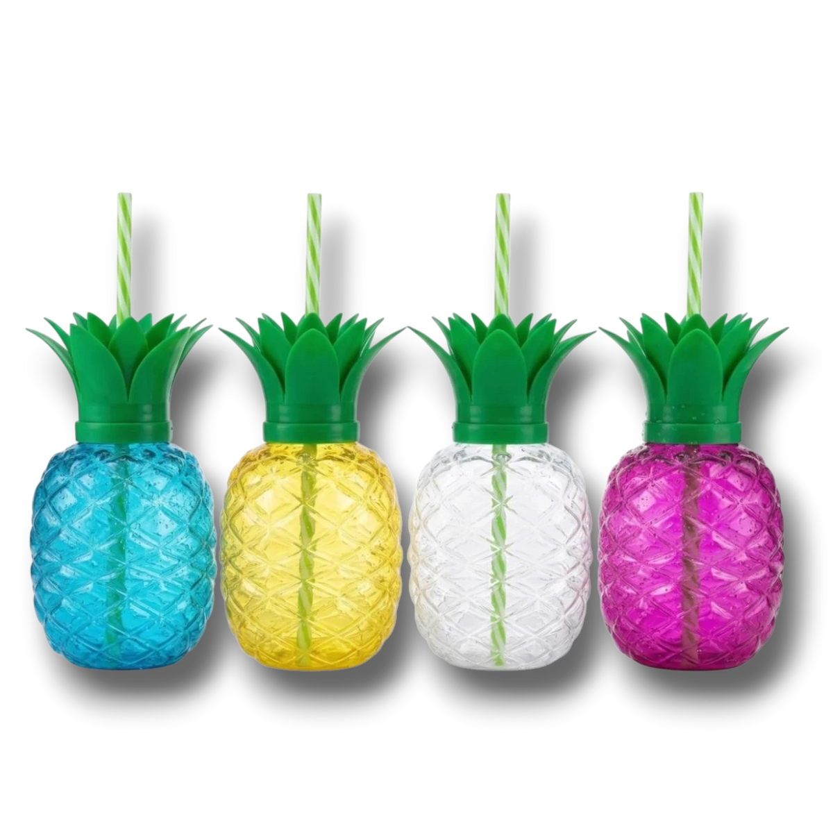 Vaso Piña Transparente C/1