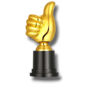 Thumbs Up Trophy C/1
