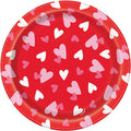Plate 7" Fluttering Hearts C/8