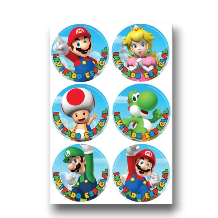 Mario Bros C/24 Badge
