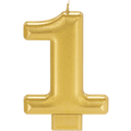 Golden Number 1 Candle C/1