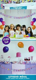 Letrero Movil Primer Cumpleaños Niña