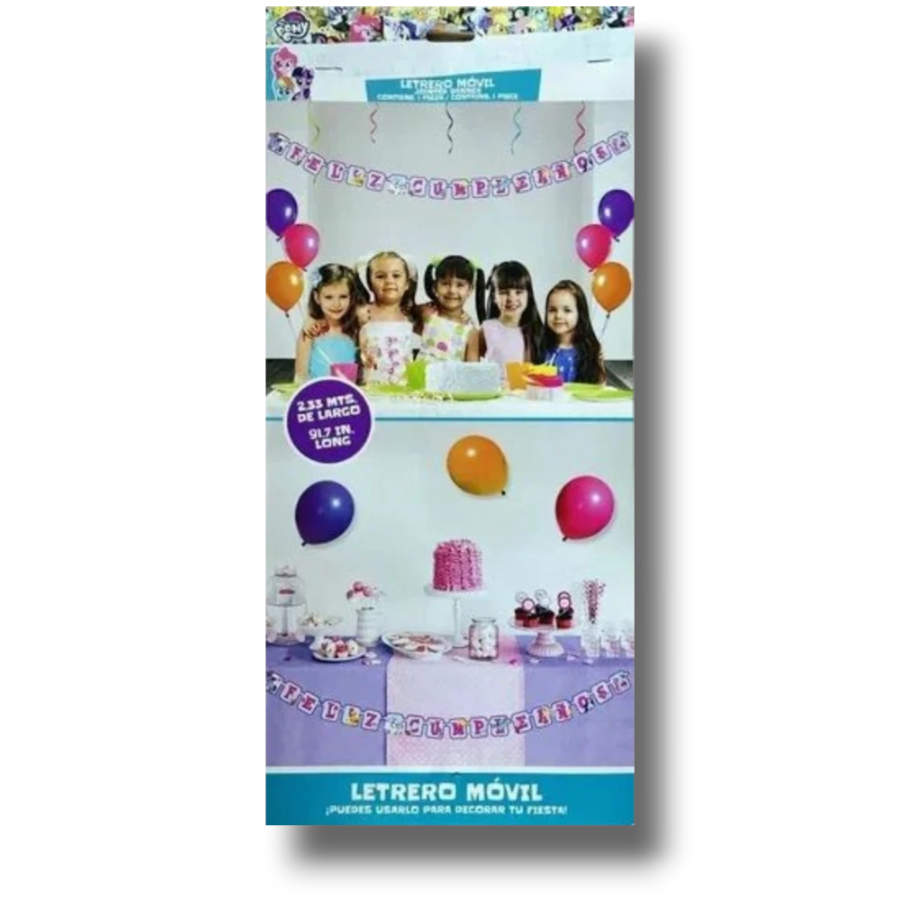 Letrero Movil Primer Cumpleaños Niña