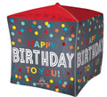 Cubez Satin Confetti Burst Birthday C/1