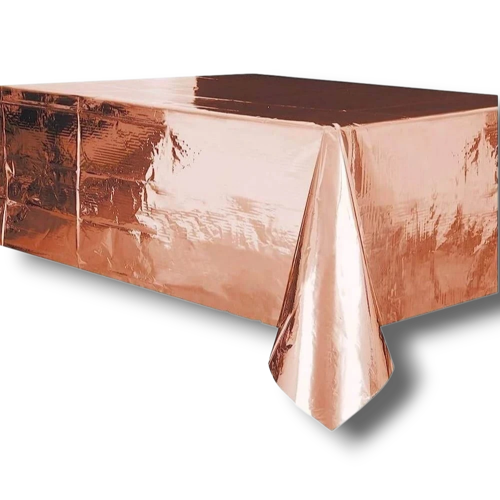 Rose Gold Foil Tablecloth C/1