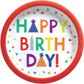 Plato 7" Confetti Time BirthdayC/8
