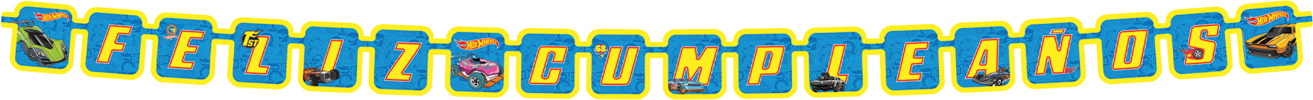 Letrero Movil Hot Wheels C/1