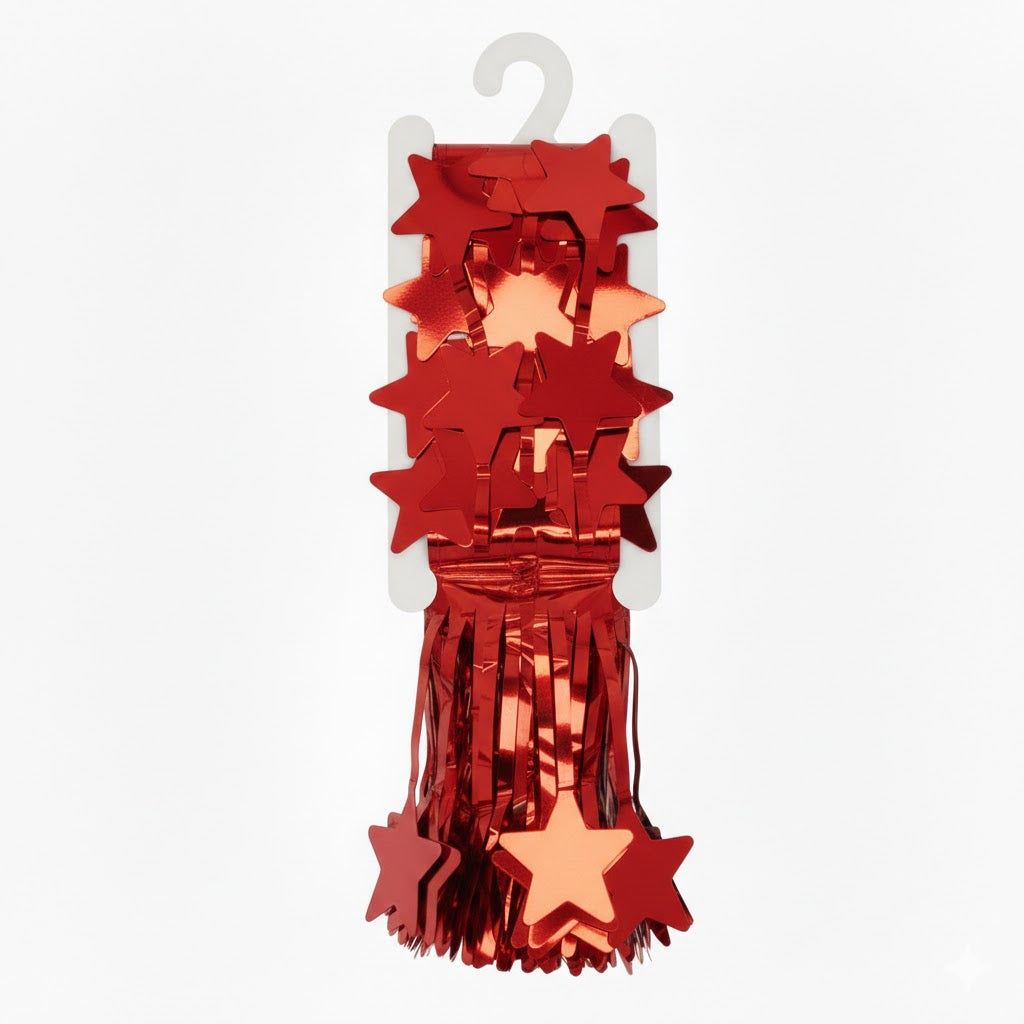 Cortina De Estrella Rojo C/1