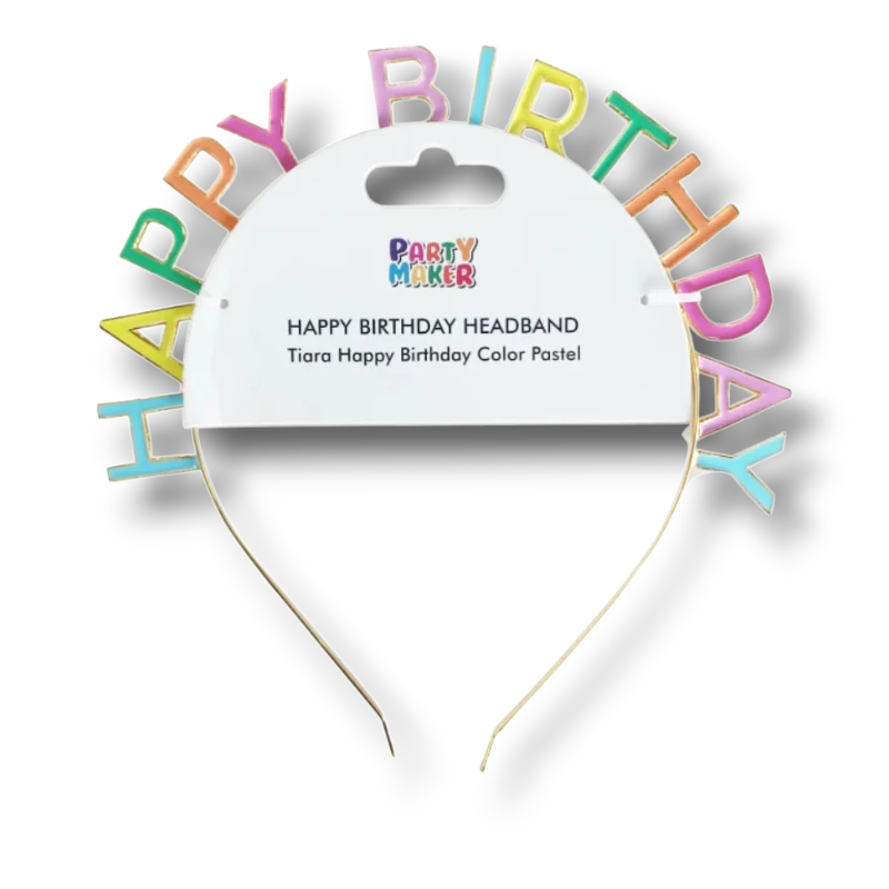 Tiara Happy Birthday Color Pastel C/1