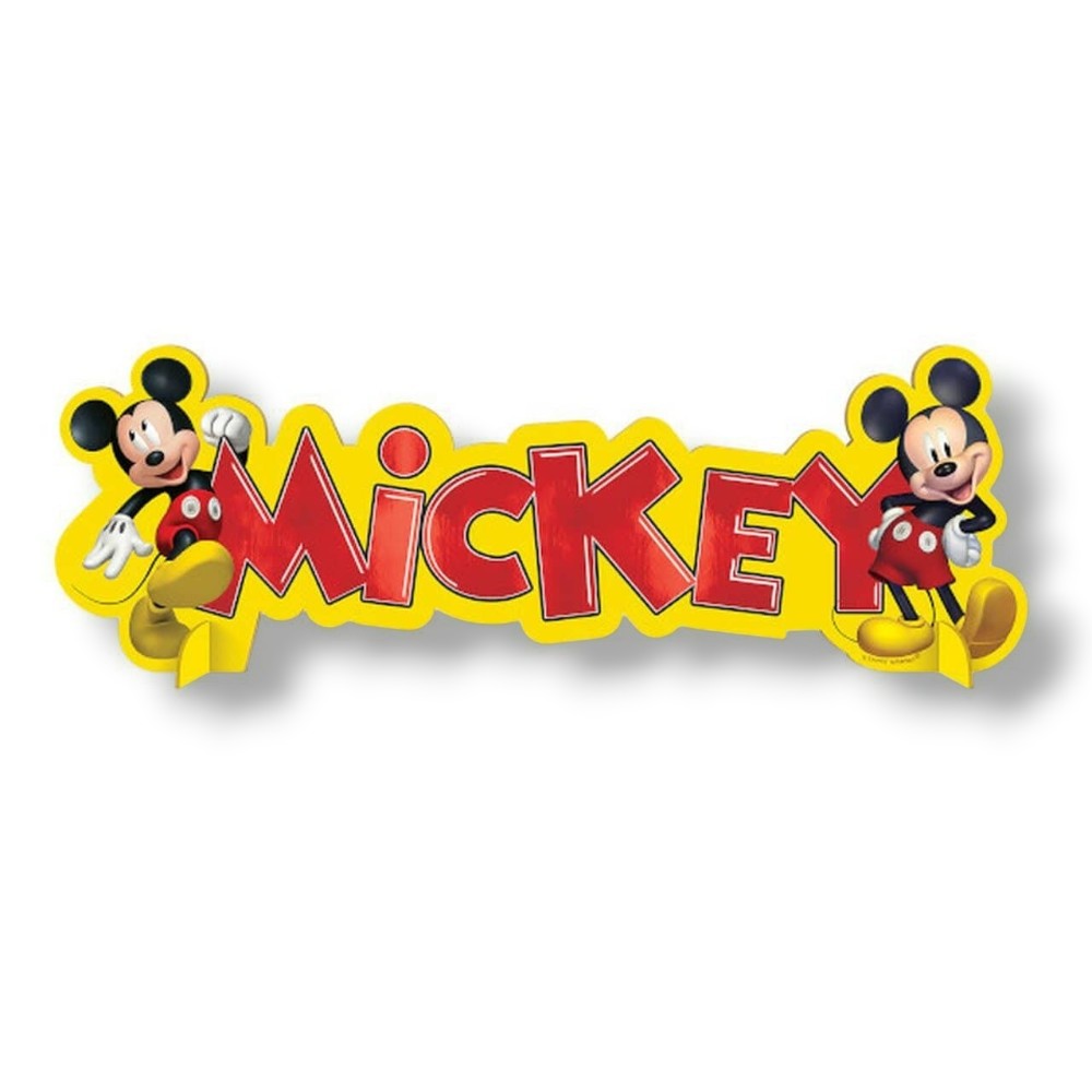 Decoracion De Mesa Mickey Mouse C/1