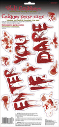 "Enter If You Dare" Adhesive Decals C/1