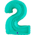 Globo 40" Numero 2 Tiffany