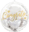 Globo 36" Icons Corazones Congrats C/1
