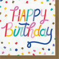 Servilleta G Birthday Confetti C/16