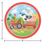 Plato 7" Farm Animals C/8