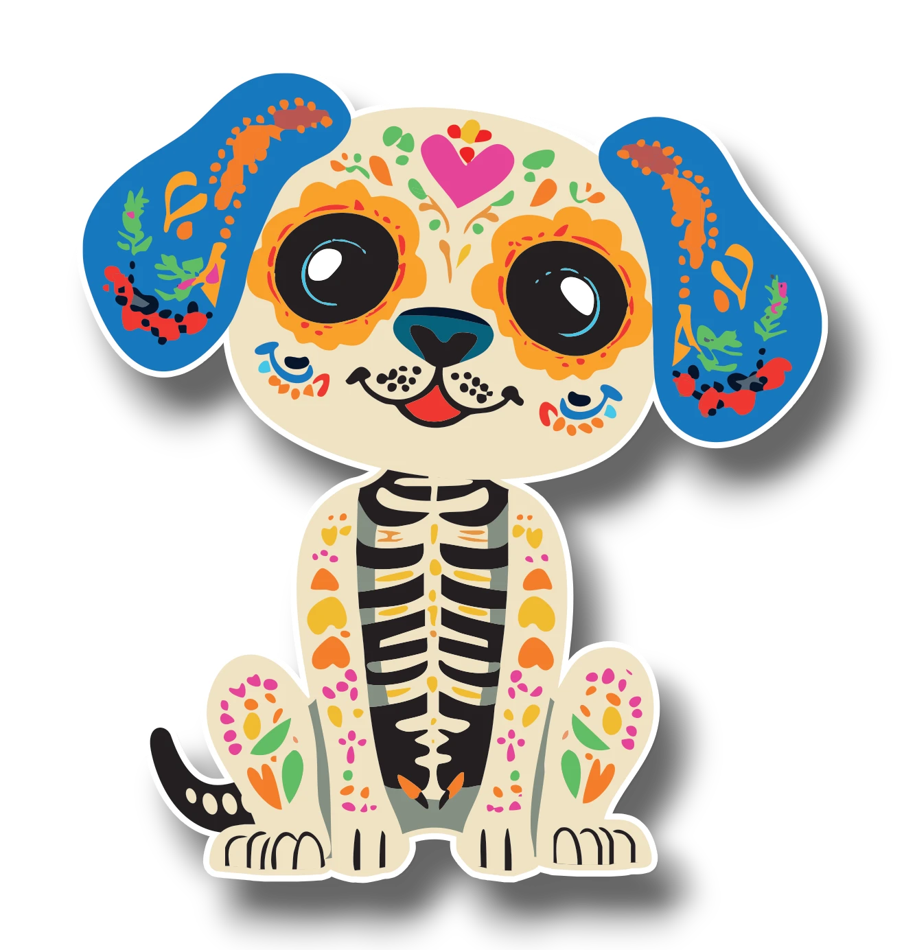 Adorno Movil Dia De Muertos Perro C/1