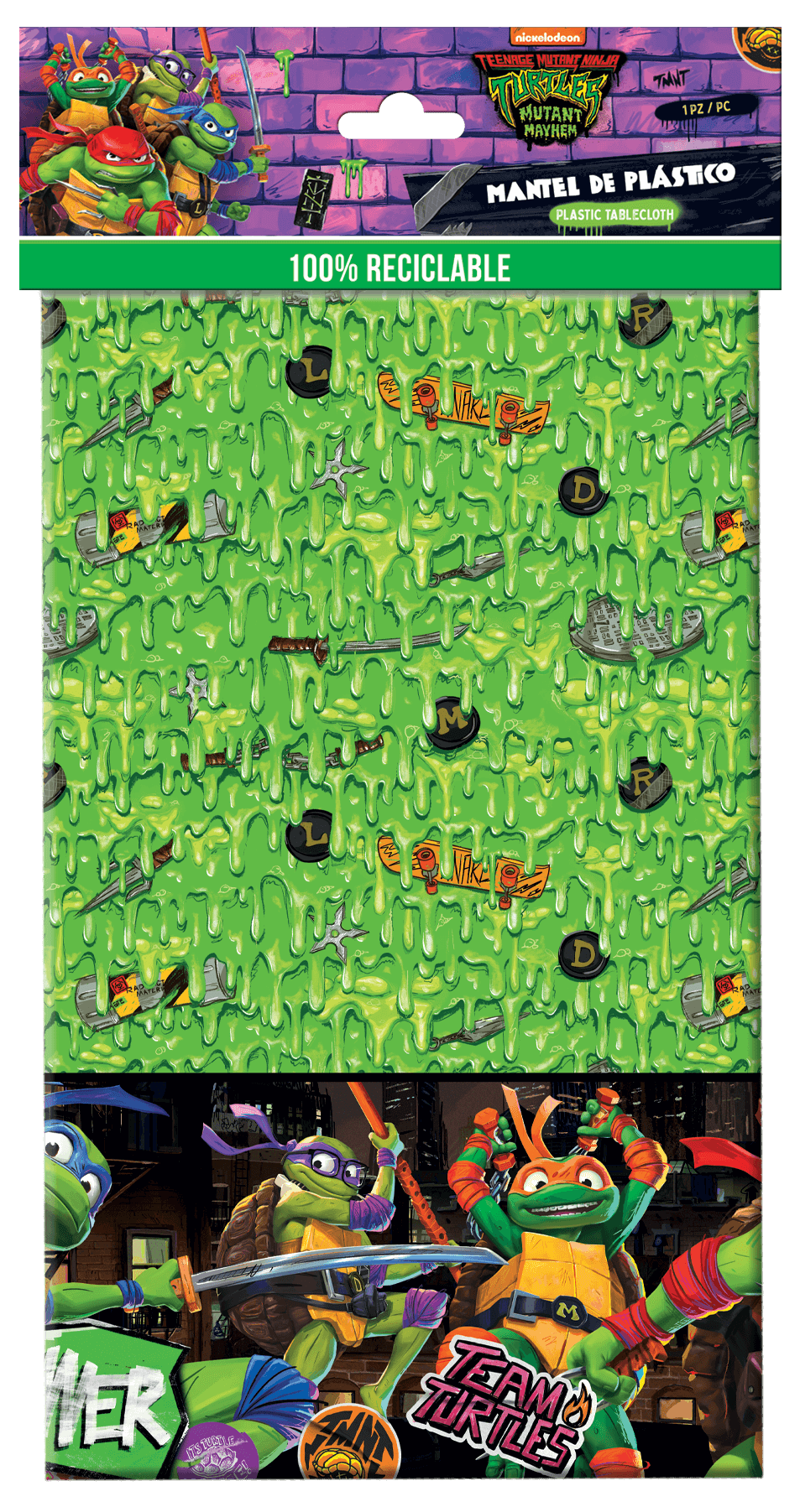 Teenage Mutant Ninja Turtles Tablecloth (1 Pack)