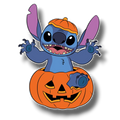 Adorno móvil PartyStore de Stitch con disfraz de calabaza para decoración de Halloween