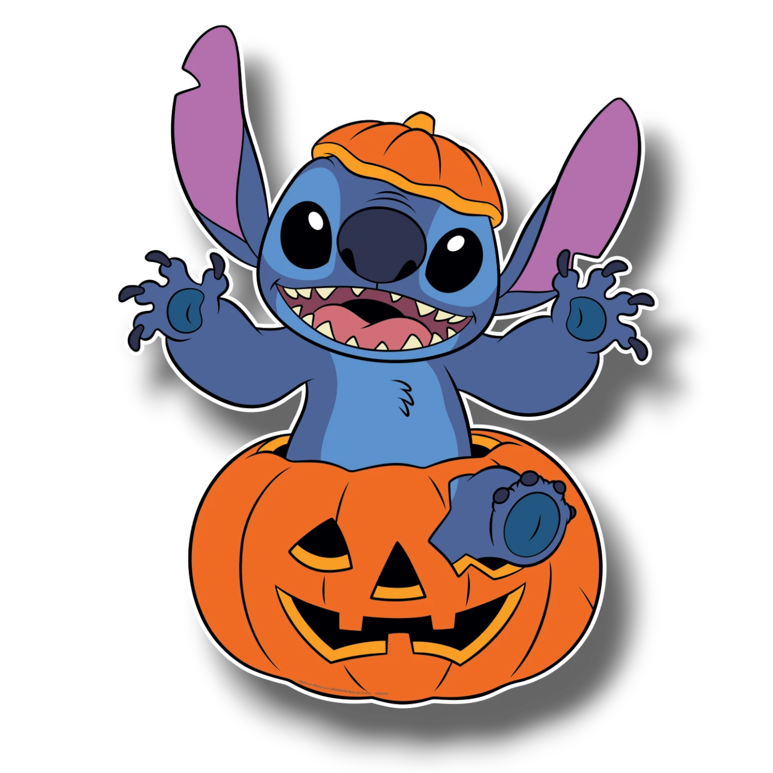 Adorno móvil PartyStore de Stitch con disfraz de calabaza para decoración de Halloween