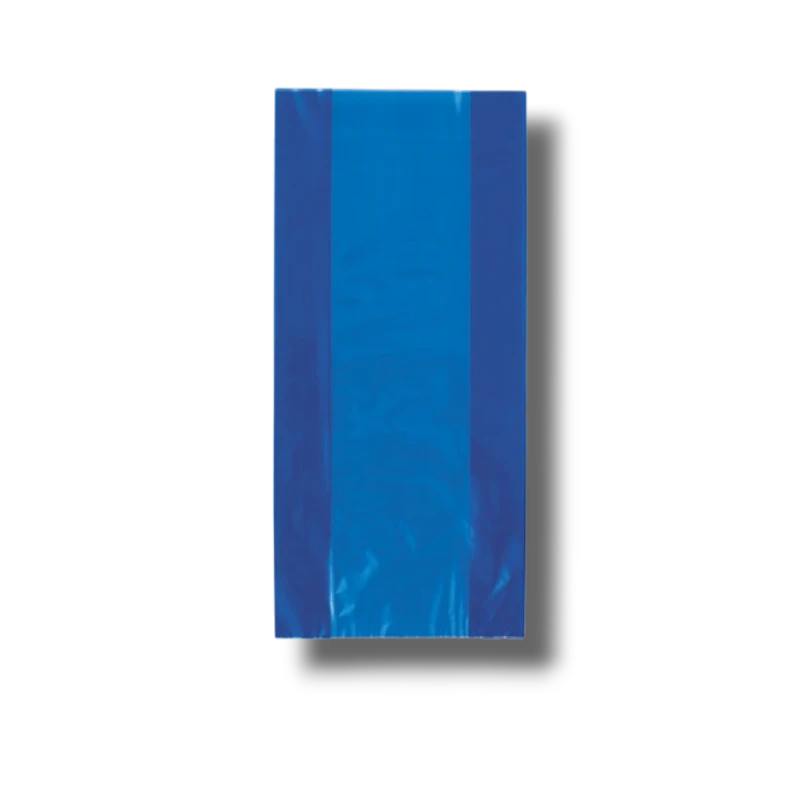 Bolsa de celofán PartyStore color azul royal para dulces y regalos, paquete de 30 unidades
