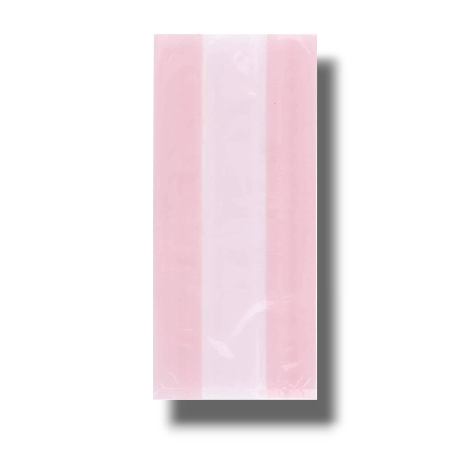 Bolsa de celofán rosa PartyStore para dulces o regalos, paquete de 30 unidades con diseño semitransparente.