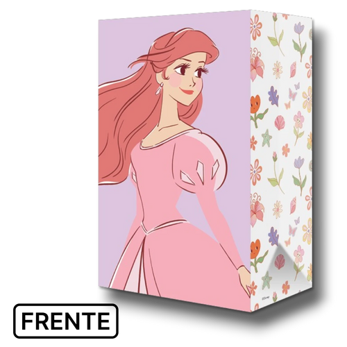 PartyStore Bolsas Dulceras Bond Disney Princess con Ariel y Rapunzel, diseño floral.