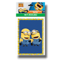 Bolsa dulcera PartyStore de Mi Villano Favorito con diseño de Minions sobre fondo azul y marco amarillo