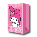 Bolsa dulcera PartyStore de My Melody en color rosa con diseño de corazones y rayas para fiestas infantiles