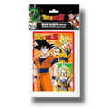 Bolsa de dulces Dragon Ball Z de PartyStore con diseño de Goku en diferentes transformaciones para fiestas infantiles