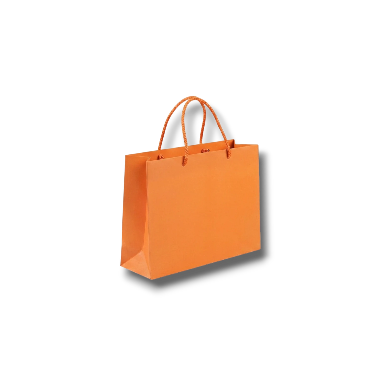 Bolsa de regalo PartyStore color naranja con asas de cuerda, ideal para obsequios, 26cm de largo