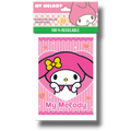 Paquete de 25 bolsas para dulces PartyStore con diseño de My Melody en color rosa con corazones y lazo amarillo