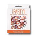 Confeti de hojas de otoño PartyStore en tonos naranja, granate y crema para decoración de mesas festivas