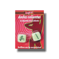 Dados eróticos PartyStore que brillan en la oscuridad para despedida de soltera en empaque rojo