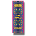 Decoración de puerta PartyStore con diseño floral estilo huichol, colores vibrantes y frases patrióticas mexicanas.